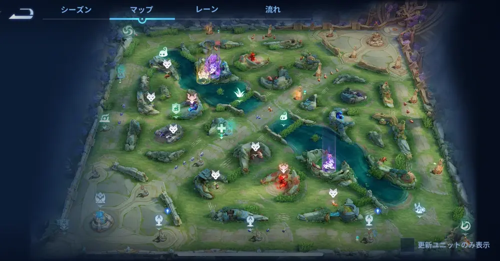 Honor of Kings tactical map
